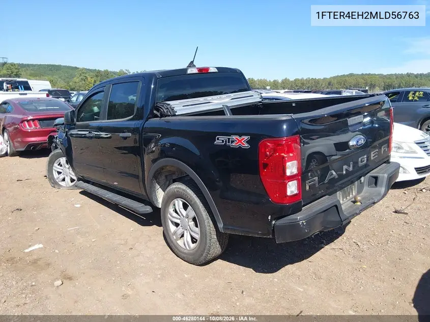 2021 FORD RANGER VIN 1FTER4EH2MLD56763 — фото 3