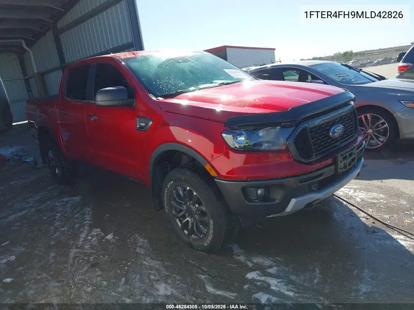 FORD RANGER 2021, VIN 1FTER4FH9MLD42826