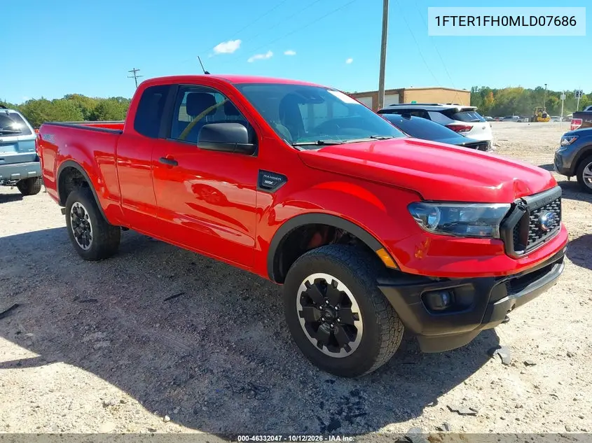 FORD RANGER 2021, VIN 1FTER1FH0MLD07686