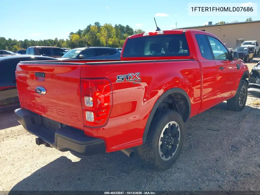 2021 FORD RANGER VIN 1FTER1FH0MLD07686 — фото 4