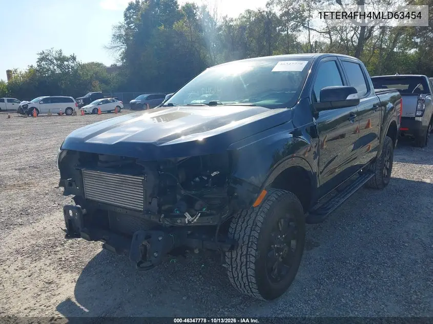 2021 FORD RANGER VIN 1FTER4FH4MLD63454 — фото 2