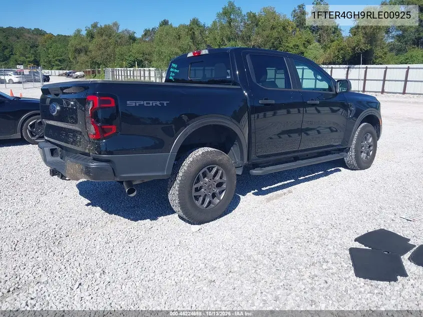 2024 FORD RANGER VIN 1FTER4GH9RLE00925 — фото 4