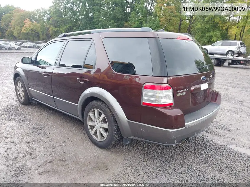 2009 FORD TAURUS X VIN 1FMDK05W99GA00099 — фото 3