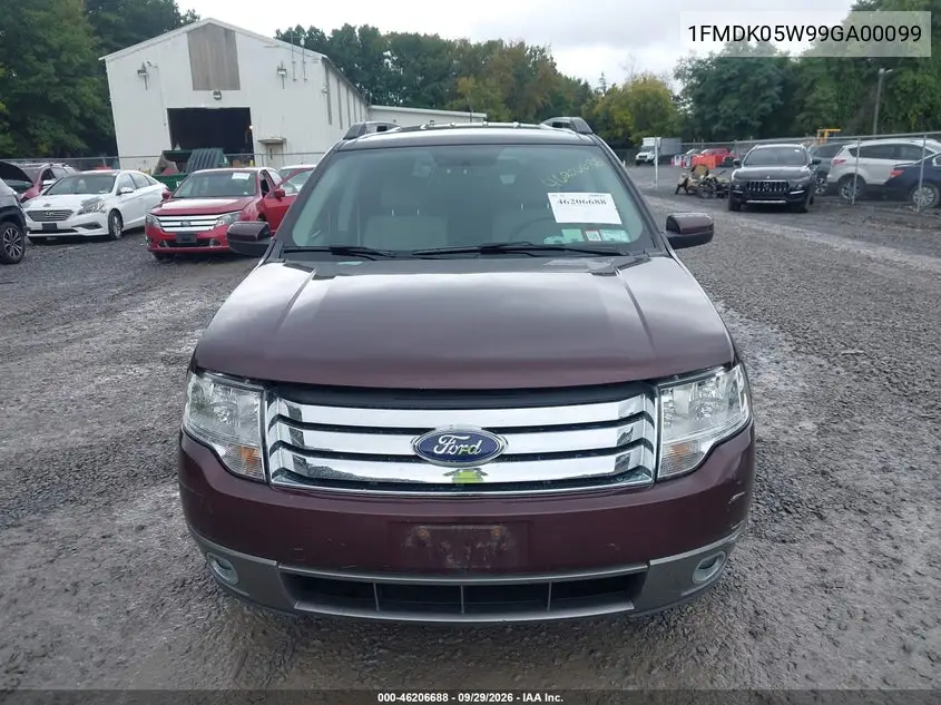 2009 FORD TAURUS X VIN 1FMDK05W99GA00099 — фото 6