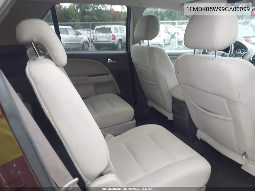 2009 FORD TAURUS X VIN 1FMDK05W99GA00099 — фото 8