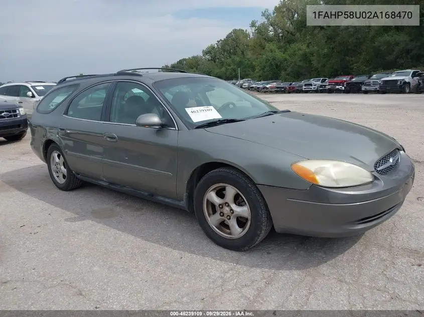 FORD TAURUS 2002, VIN 1FAHP58U02A168470