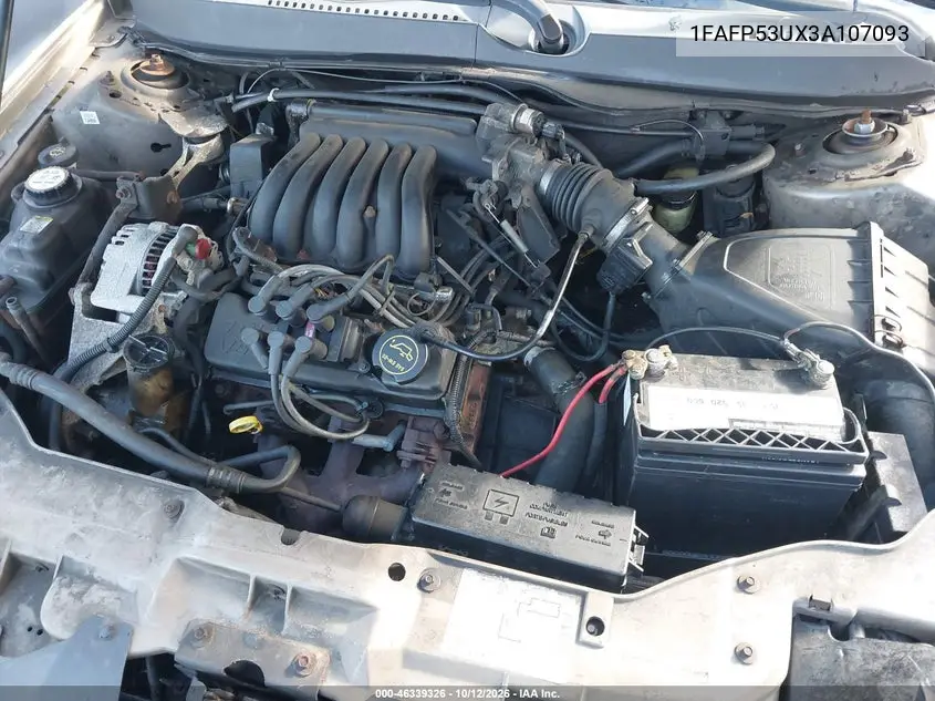 2003 FORD TAURUS VIN 1FAFP53UX3A107093 — фото 10
