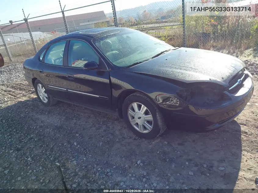 FORD TAURUS 2003, VIN 1FAHP56S33G133714