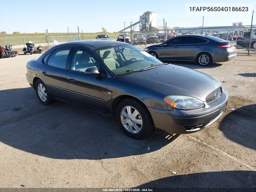 FORD TAURUS 2004, VIN 1FAFP56S04G186623