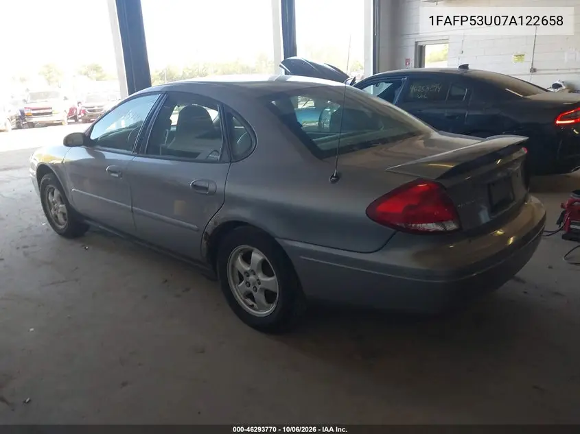 2007 FORD TAURUS VIN 1FAFP53U07A122658 — фото 3