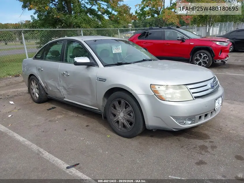 FORD TAURUS 2008, VIN 1FAHP25W48G180695