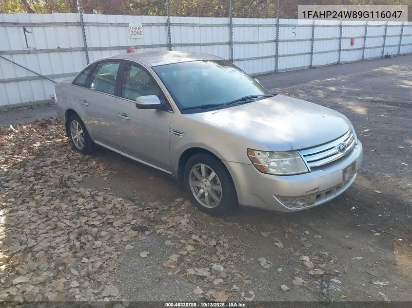 FORD TAURUS 2009, VIN 1FAHP24W89G116047