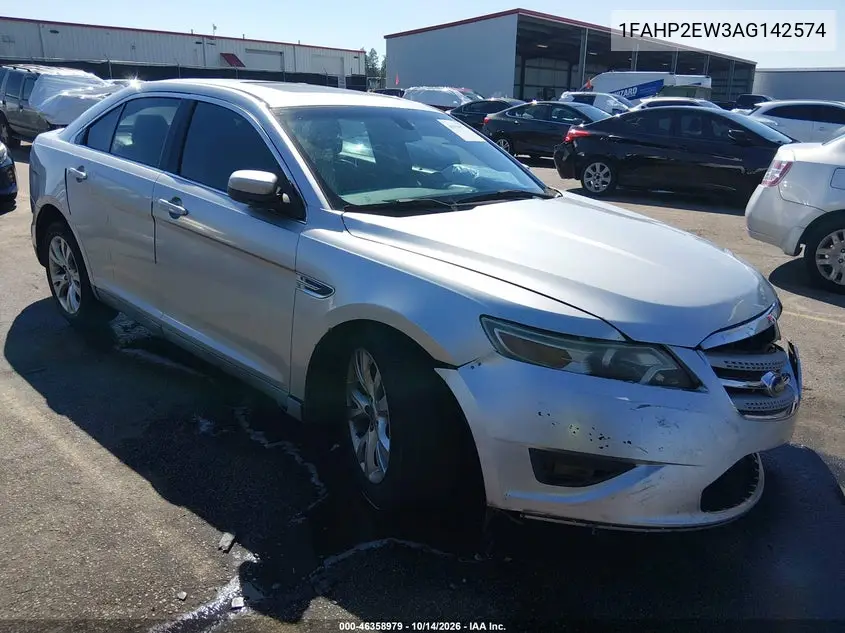 FORD TAURUS 2010, VIN 1FAHP2EW3AG142574