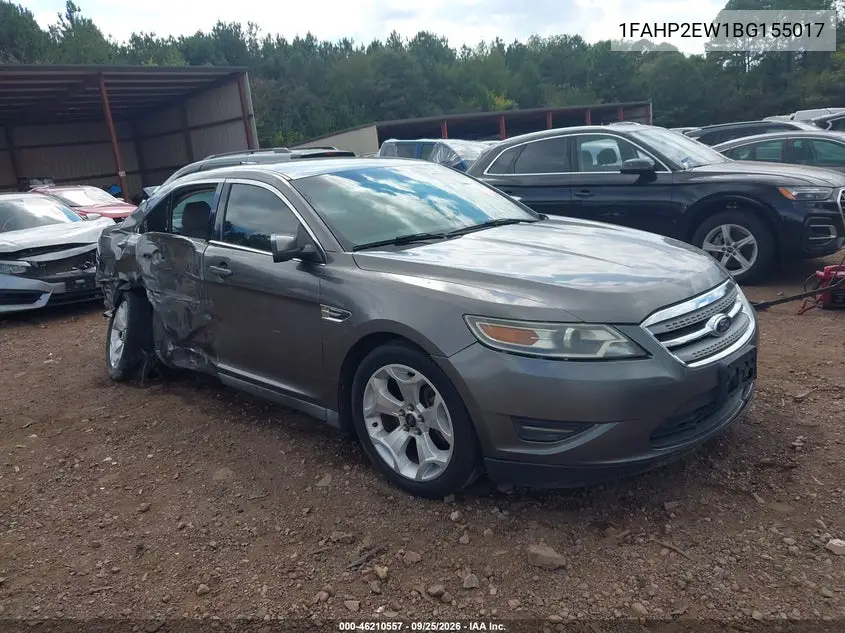 FORD TAURUS 2011, VIN 1FAHP2EW1BG155017