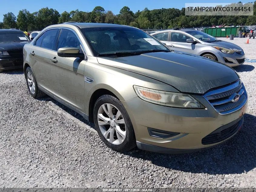 FORD TAURUS 2012, VIN 1FAHP2EWXCG144454