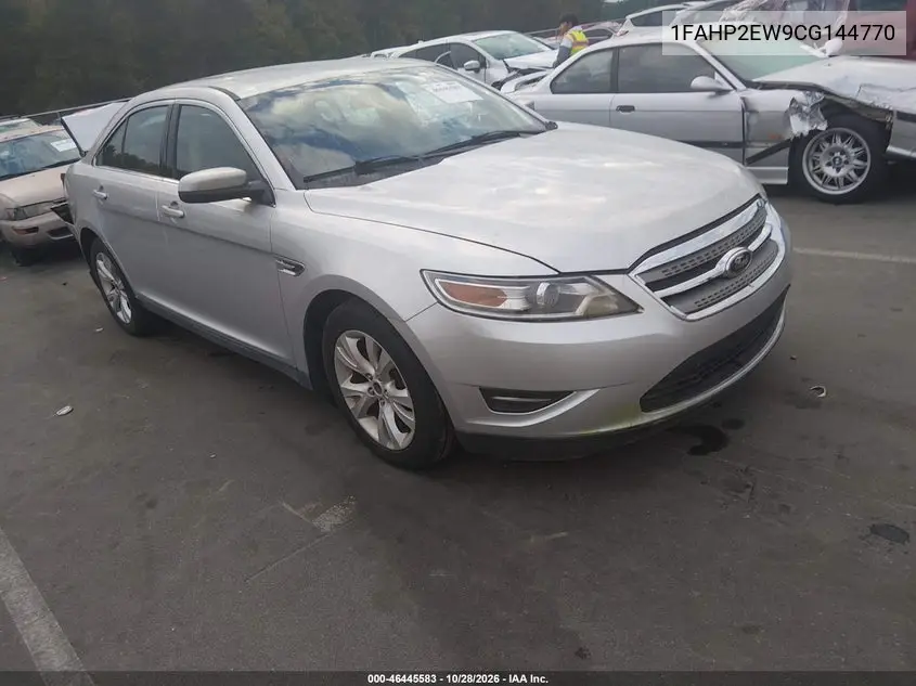 FORD TAURUS 2012, VIN 1FAHP2EW9CG144770