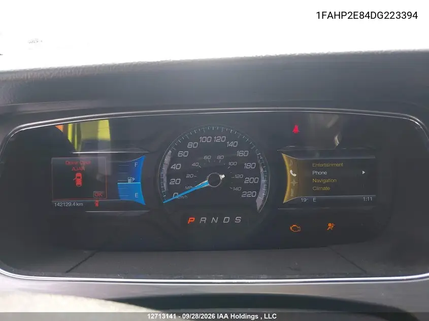 2013 FORD TAURUS VIN 1FAHP2E84DG223394 — фото 7