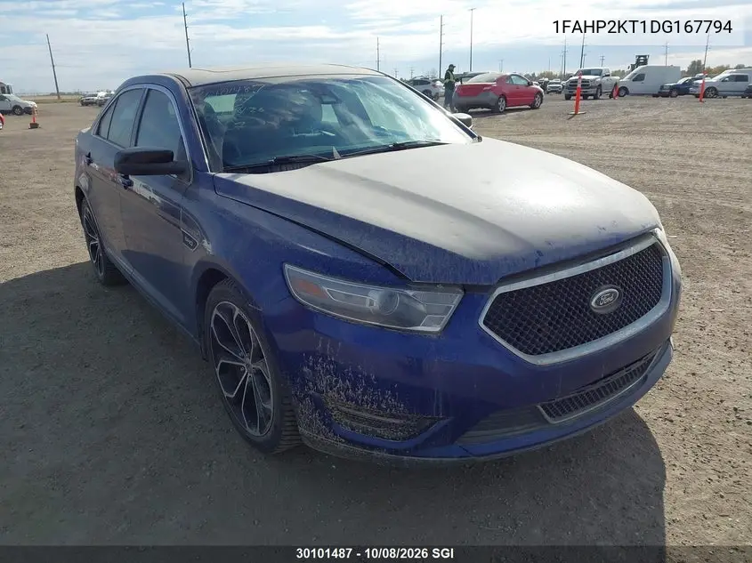 FORD TAURUS 2013, VIN 1FAHP2KT1DG167794