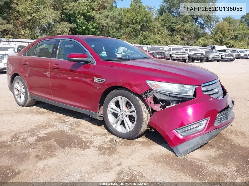 FORD TAURUS 2013, VIN 1FAHP2E82DG136058