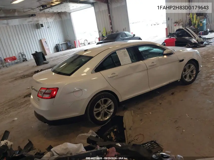 2013 FORD TAURUS VIN 1FAHP2H83DG179643 — фото 4