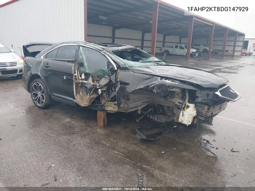 FORD TAURUS 2013, VIN 1FAHP2KT8DG147929