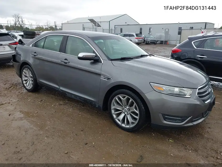 FORD TAURUS 2013, VIN 1FAHP2F84DG131443