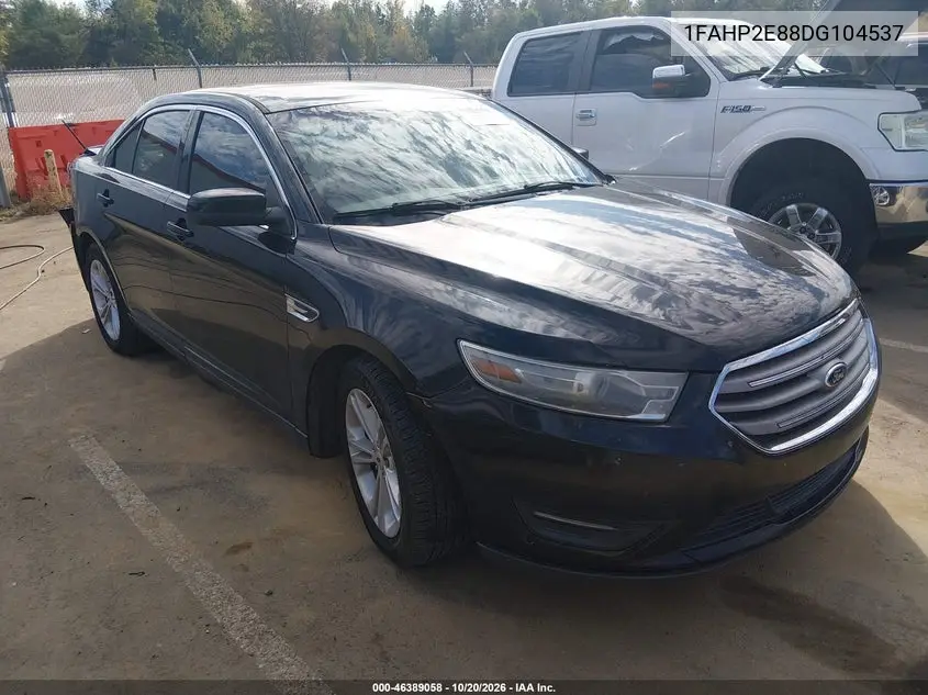 FORD TAURUS 2013, VIN 1FAHP2E88DG104537