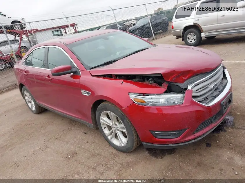 FORD TAURUS 2013, VIN 1FAHP2E86DG215023