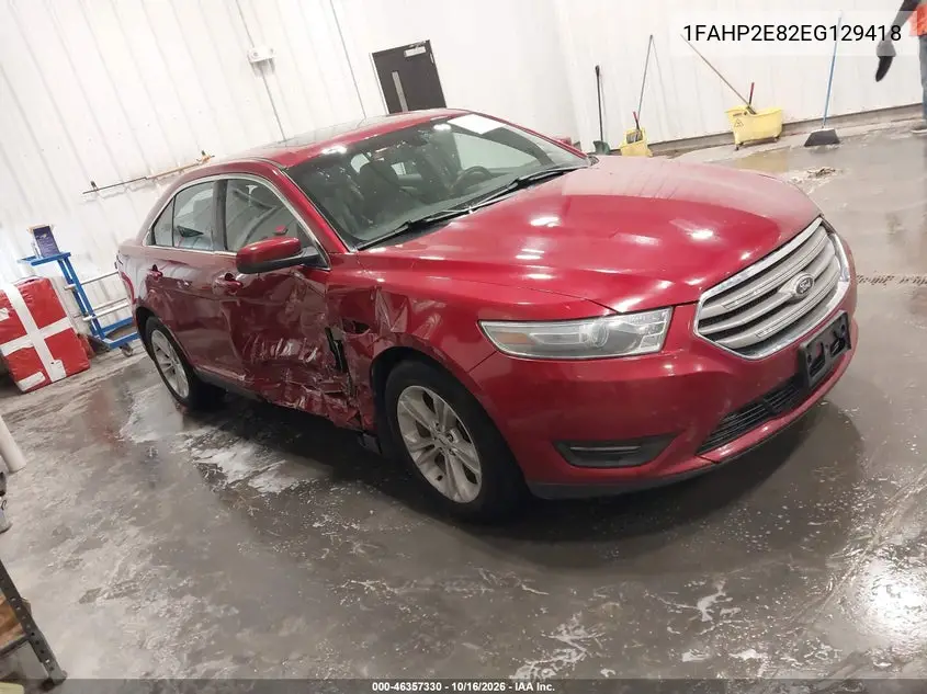 FORD TAURUS 2014, VIN 1FAHP2E82EG129418
