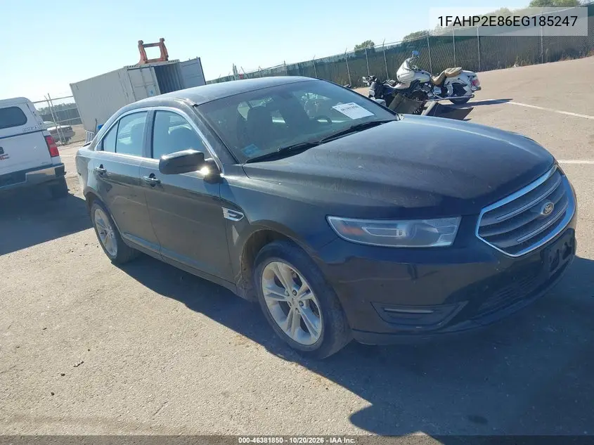 FORD TAURUS 2014, VIN 1FAHP2E86EG185247