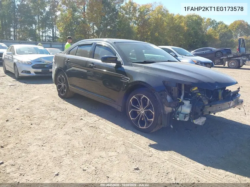FORD TAURUS 2014, VIN 1FAHP2KT1EG173578