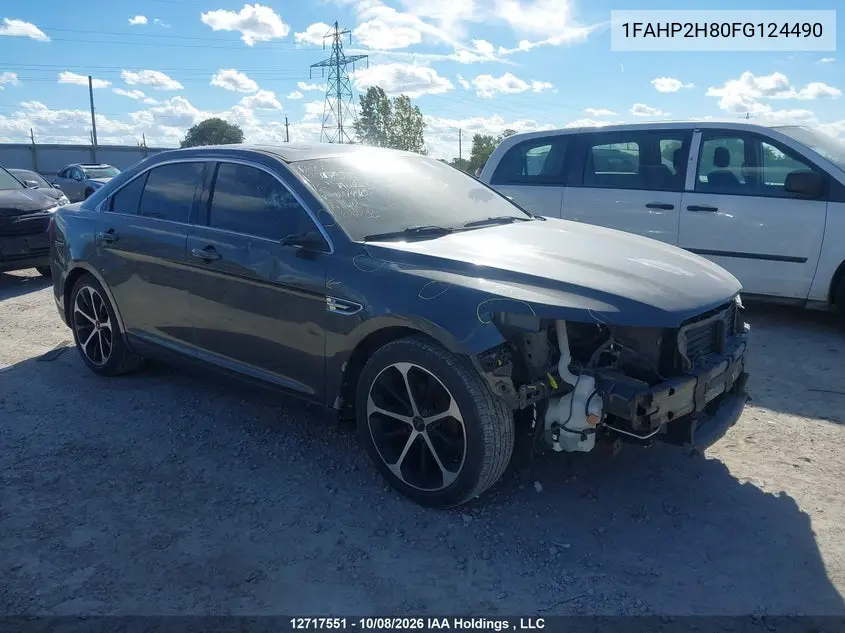 FORD TAURUS 2015, VIN 1FAHP2H80FG124490