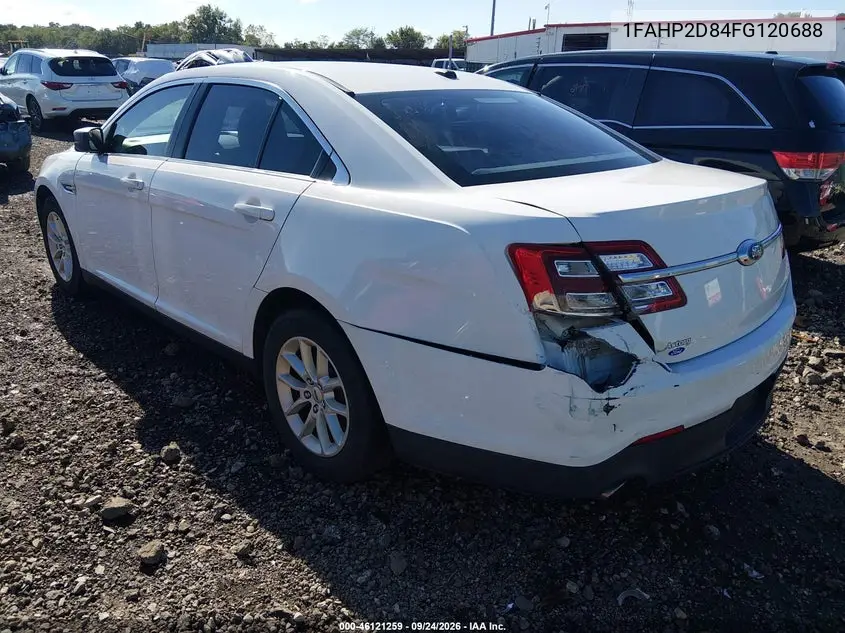 2015 FORD TAURUS VIN 1FAHP2D84FG120688 — фото 3