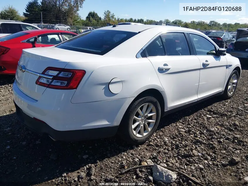 2015 FORD TAURUS VIN 1FAHP2D84FG120688 — фото 4