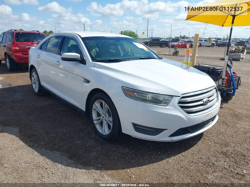FORD TAURUS 2015, VIN 1FAHP2E80FG112537