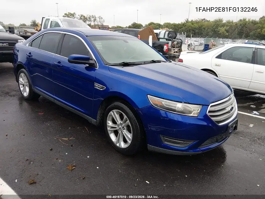 FORD TAURUS 2015, VIN 1FAHP2E81FG132246