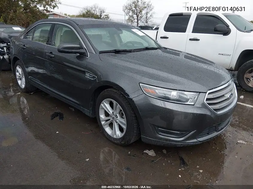 FORD TAURUS 2015, VIN 1FAHP2E80FG140631