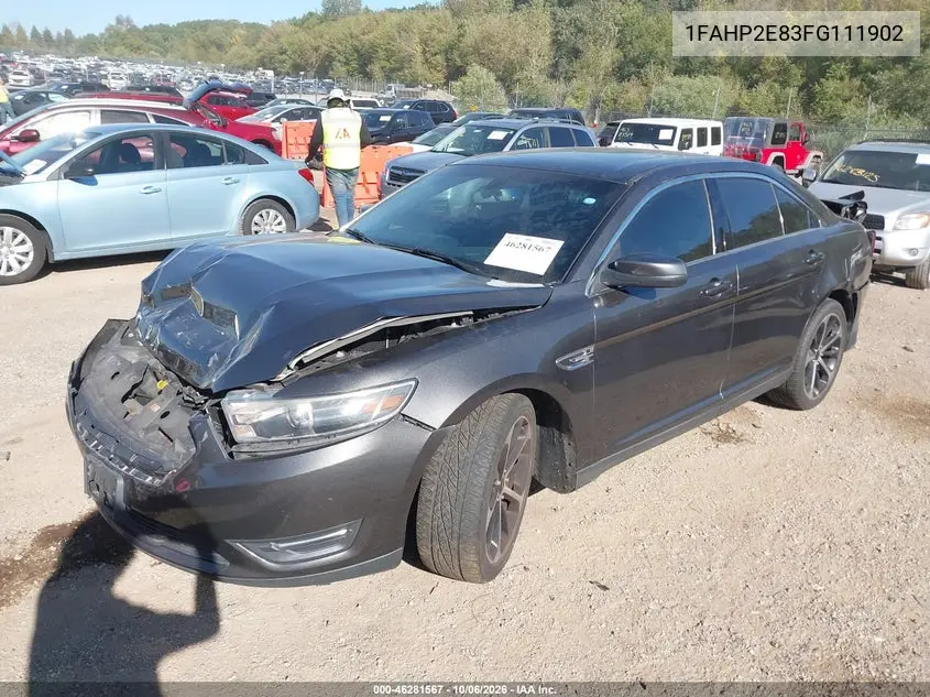 2015 FORD TAURUS VIN 1FAHP2E83FG111902 — фото 2