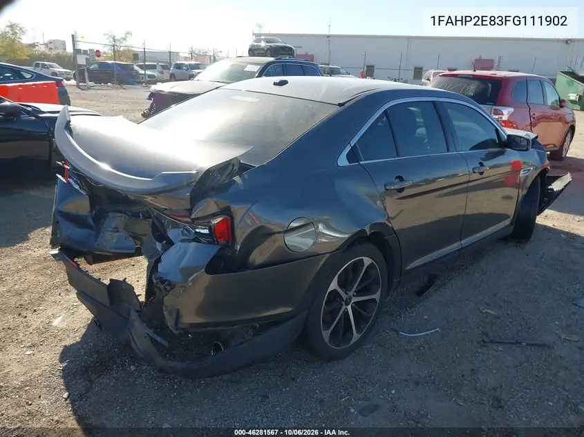 2015 FORD TAURUS VIN 1FAHP2E83FG111902 — фото 4