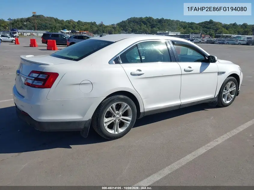 2015 FORD TAURUS VIN 1FAHP2E86FG194080 — фото 4