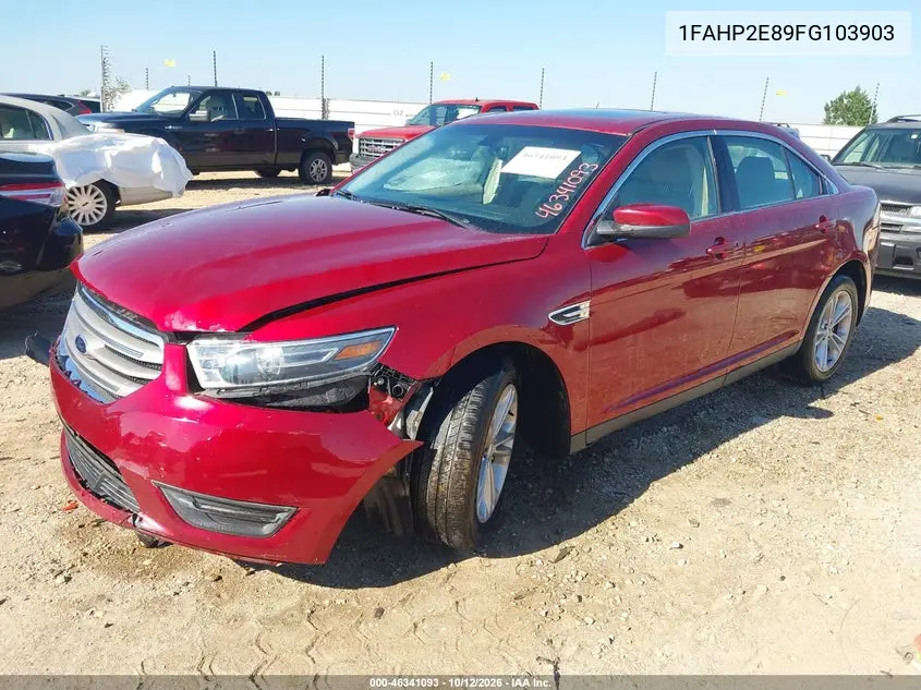 2015 FORD TAURUS VIN 1FAHP2E89FG103903 — фото 2