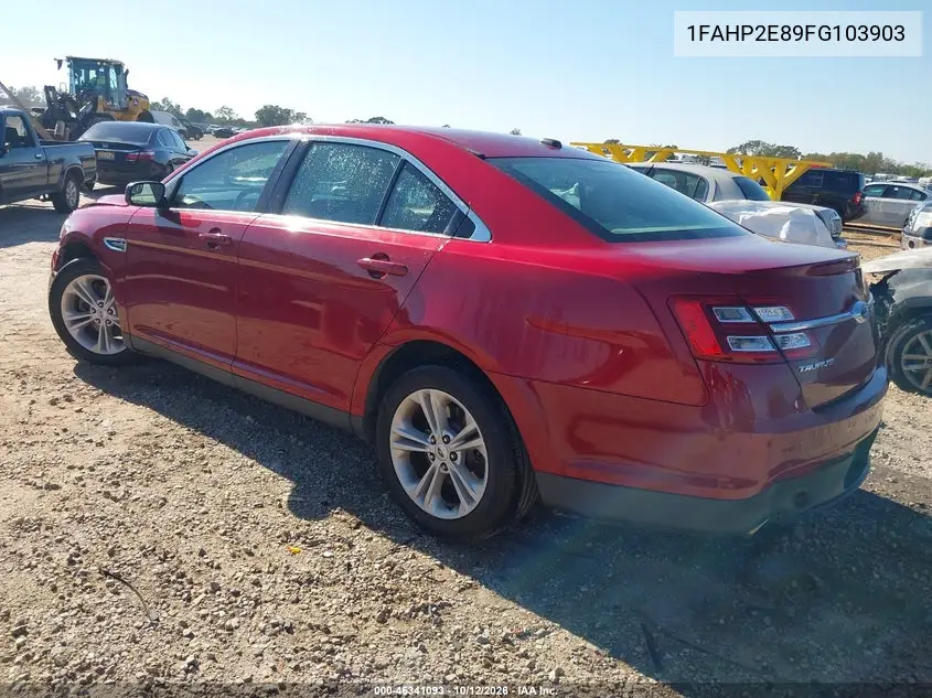 2015 FORD TAURUS VIN 1FAHP2E89FG103903 — фото 3