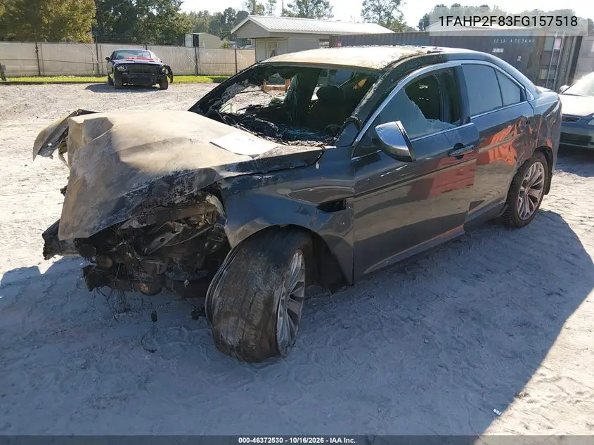 2015 FORD TAURUS VIN 1FAHP2F83FG157518 — фото 2