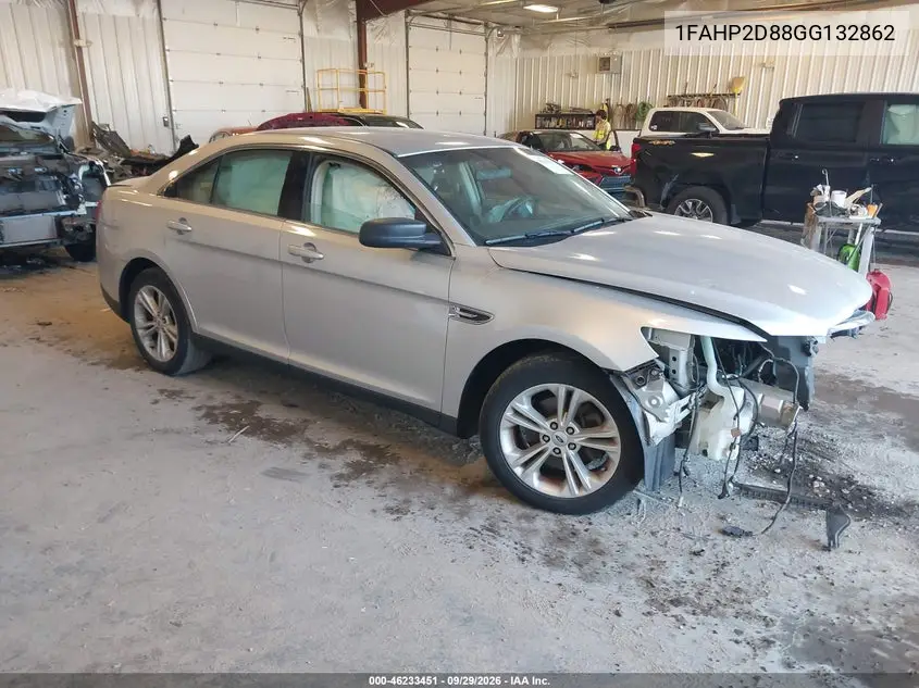 FORD TAURUS 2016, VIN 1FAHP2D88GG132862