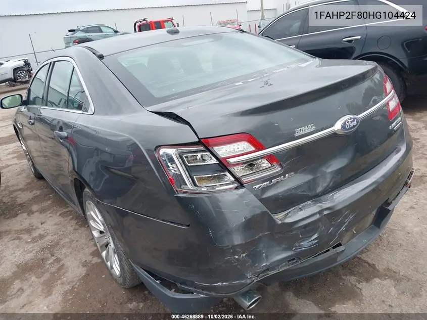 2017 FORD TAURUS VIN 1FAHP2F80HG104424 — фото 3