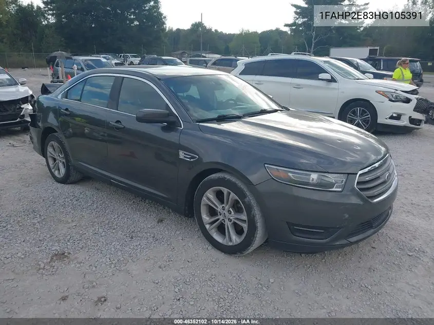 FORD TAURUS 2017, VIN 1FAHP2E83HG105391