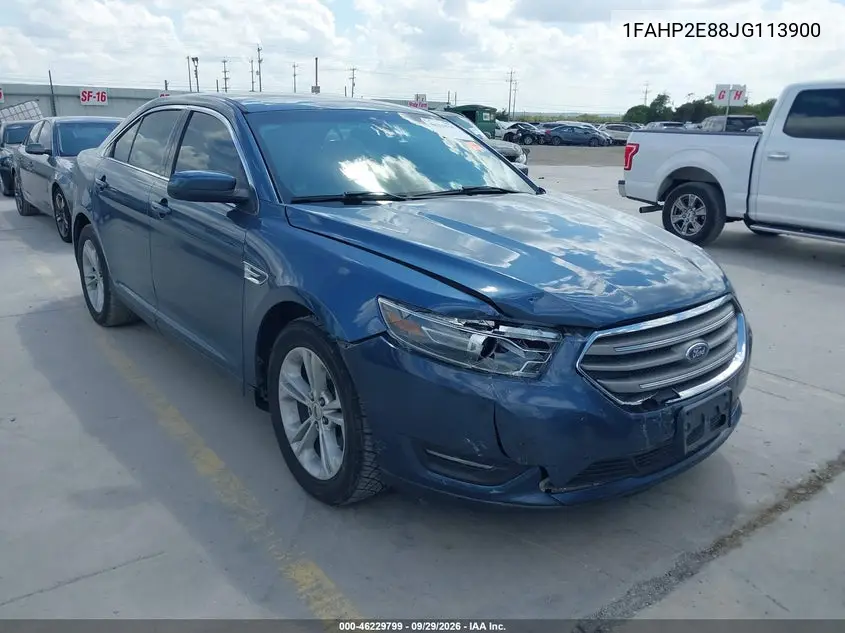 FORD TAURUS 2018, VIN 1FAHP2E88JG113900