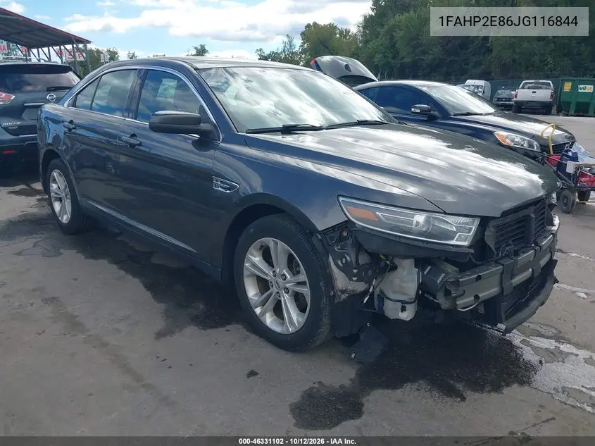 FORD TAURUS 2018, VIN 1FAHP2E86JG116844