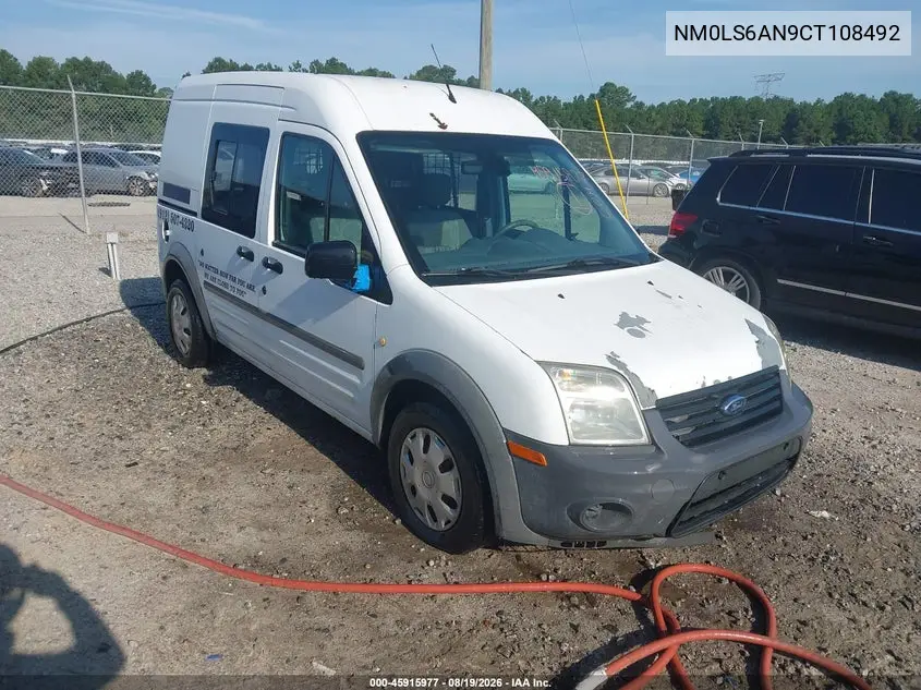 FORD TRANSIT CONNECT 2012, VIN NM0LS6AN9CT108492