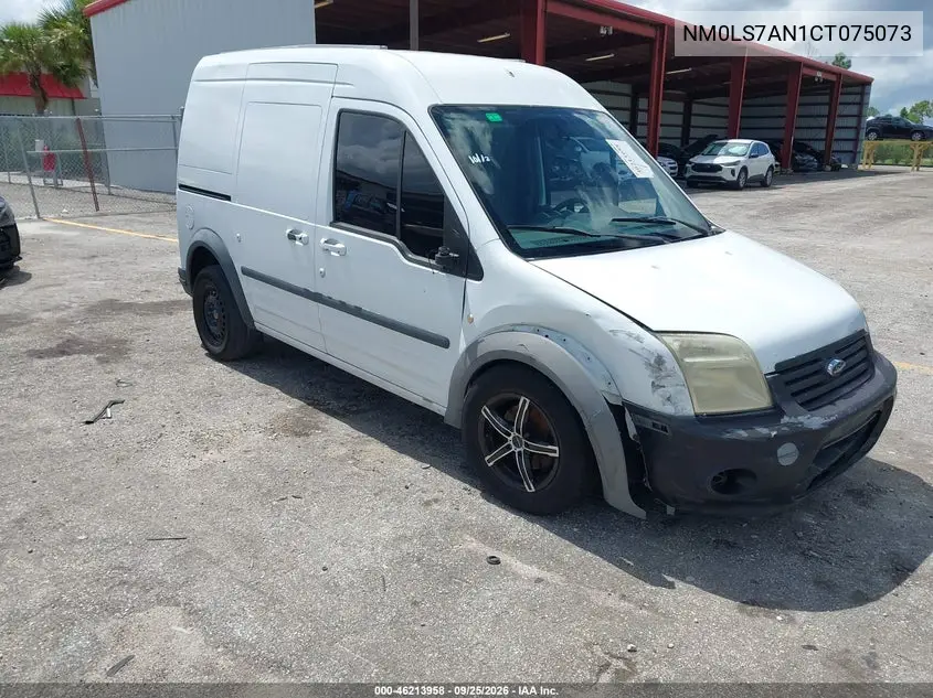 FORD TRANSIT CONNECT 2012, VIN NM0LS7AN1CT075073